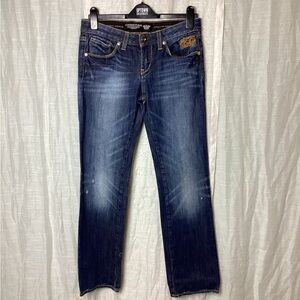 Christian Audigier Denim Jeans; Size:30X34